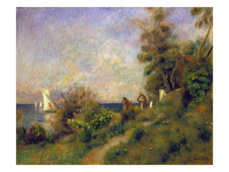 Antibes, 1888 - Pierre Auguste Renoir Painting